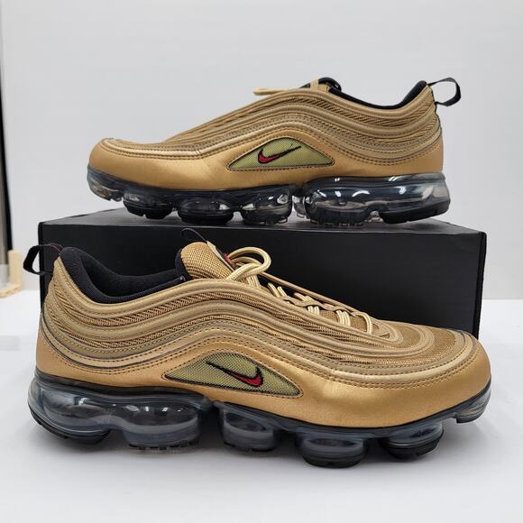 Nike Air Vapormax 97 \'Metallic Gold\' Mens Sz 12 AJ7291-700 (222) main image 10